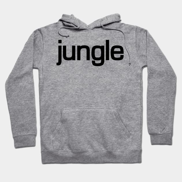 Jungle Black Hoodie by Expandable Studios